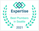 Expertise badge represents eco the best plumbers in seattle