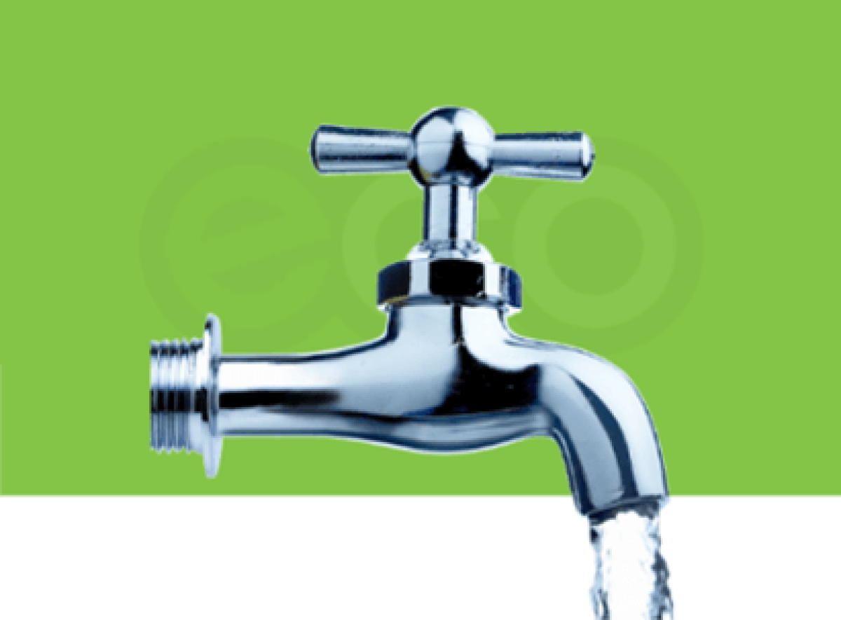 Water tap image represents the plumbing services